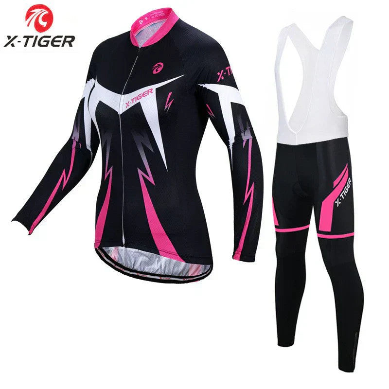 X-Tiger | Ensemble de cyclisme femme à manches longues