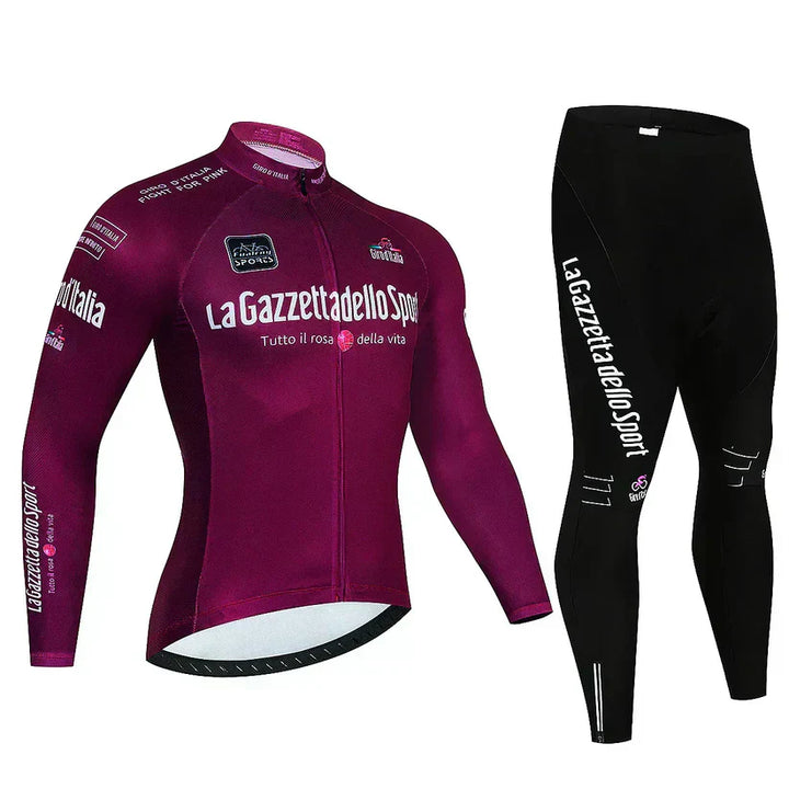 Giro D'Italia | Maillot De Cyclisme Professionnel À Manches Longues